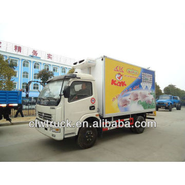 Dongfeng 6t refrigerated truck for food transport to export SUDAN